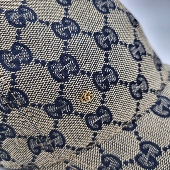 Gucci GG Canvas Leather Supreme Cap.. - Picture 3 of 12